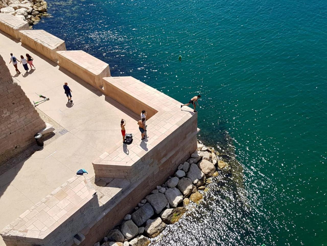 Vue Mer Le Panoramique Vieux-Port De مارسيليا المظهر الخارجي الصورة